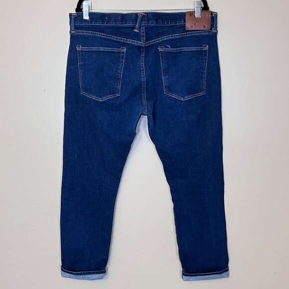 Hiroshi Kato The Scissors Slim Tapered Selvedge Raw Jeans - Men's Size 38*29 - Picture 4 of 14